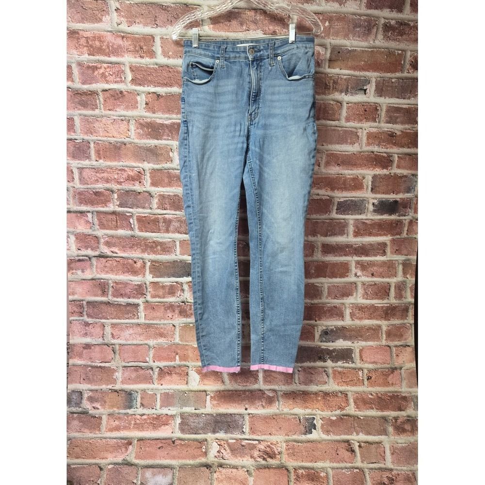 Women's CALVIN KLEIN High Rise Skinny Ankle Denim Jeans Size‎ 29